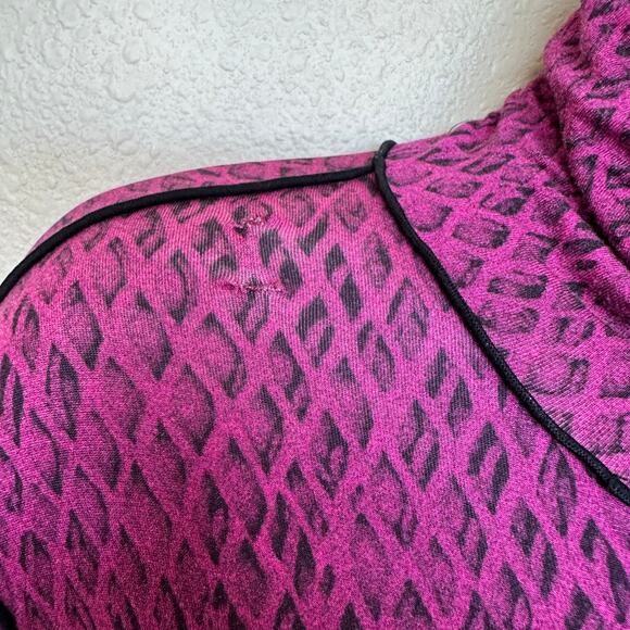 Proenza Schouler Magenta Python Midi Dress SMALL Designer Career Turtleneck $450 - Picture 8 of 10